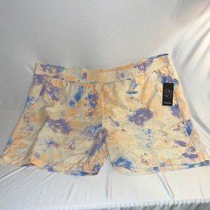 Original Use Water Shorts Pale Ruby Tie Dye 2X NWT